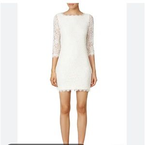 Diane Von Furstenberg Ivory Zarita dress
